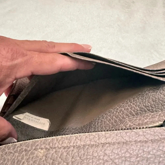 Bottega Veneta Multicolor Intrecciato Leather Bifold Long Slim Wallet B00090640Q - Picture 12 of 16